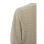 YAYA rib stitch cardigan teak green melange