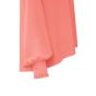 YAYA blouse pleat details and v back shell pink