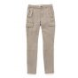 Yaya skinny trousers satin denim khaki beige