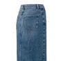 YAYA denim maxi skirt w. slit blue denim