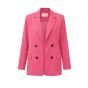 Yaya fake double breasted blazer party punch pink