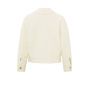 Yaya oversized jacket with collar ivory white