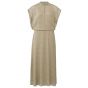 YAYA printed high neck dress cap sleeve green