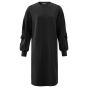 Yaya sweatdress with ruffle black