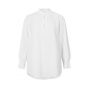Yaya v-neck top long ruffled sleeves pure white