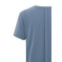 YAYA t-shirt with rounded v-neck infinity blue