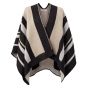 Yaya wrap poncho black