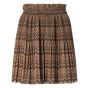 Yaya pleated mini skirt print sand dessin