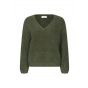 Modstrom floriaMD v-neck knit trui deep pine