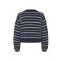 Modstrom LineusMD stripe o-neck navy sky