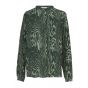 Modström mae print shirt sea green woo