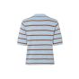 Modstrom malvamd s/s stripe polo cashmere nuth