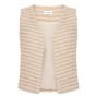Aaiko narin wool pes gilet moon shell