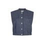 Aaiko olivia denim vis gilet nightblue