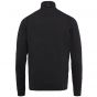 Cast Iron turtleneck cotton heather plated black