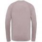 Cast Iron crewneck linen cotton slub purple dove