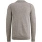 Cast Iron Half zip collar cotton mix Grisaille