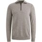 Cast Iron Half zip collar cotton mix Grisaille