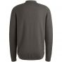 Cast Iron Long sleeve polo cotton modal Granite Gr
