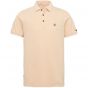 Cast Iron s/s polo cotton pique bleached apricot