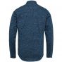 Cast Iron l/s shirt print dark sapphire