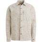 Cast Iron LONG SLEEVE SHIRT Jacquard 2 tone White 
