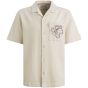 Cast Iron Short Sleeve Shirt Yarn dye struct Rock