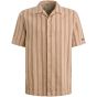 Cast Iron Short Sleeve Shirt Yarn dye stripe Sunbu