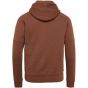 Cast Iron hooded regular fit cotton cappuccino