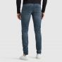 Cast Iron riser slim jeans dark structure indigo