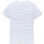 Cast iron r-neck stripe jersey t-shirt riviera
