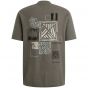 Cast iron s/s r-neck waffle granite gray