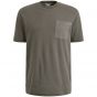 Cast iron s/s r-neck waffle granite gray