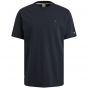 Cast iron ss r-neck rf single jersey dark sapphire
