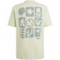 Cast iron ss r-neck rf single jersey meadow mist