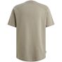 Cast Iron Short sleeve r-neck regular fit in Dried