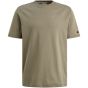 Cast Iron Short sleeve r-neck regular fit in Vetiv