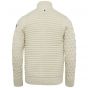 Pme legend zip jacket heavy knit mixed yarn white