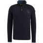 Pme Legend half zip collar cotton rib knit salute