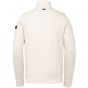 PME Legend half zip collar interlock jersey white