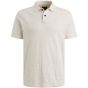 PME-Legend Short sleeve polo jacquard jersey Egret