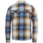 PME Legend shirt slub check blue horizon