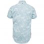 PME Legend shirt print on indigo bleached indigo