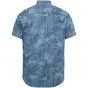 Pme legend s/s shirt print on denim real indigo