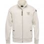 PME Legend zip jacket structure sweat bone white