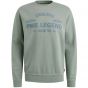 PME-Legend Crewneck terry garment dyed Silver Blue