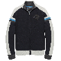 PME Legend zip jacket cotton knit dark sapphire