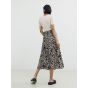 Catwalk junkie sk orchid flower skirt black