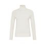 Yaya fitted turtleneck sweater with buttons white