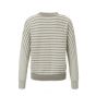 YAYA stripe sweater thunderstorm grey dessin